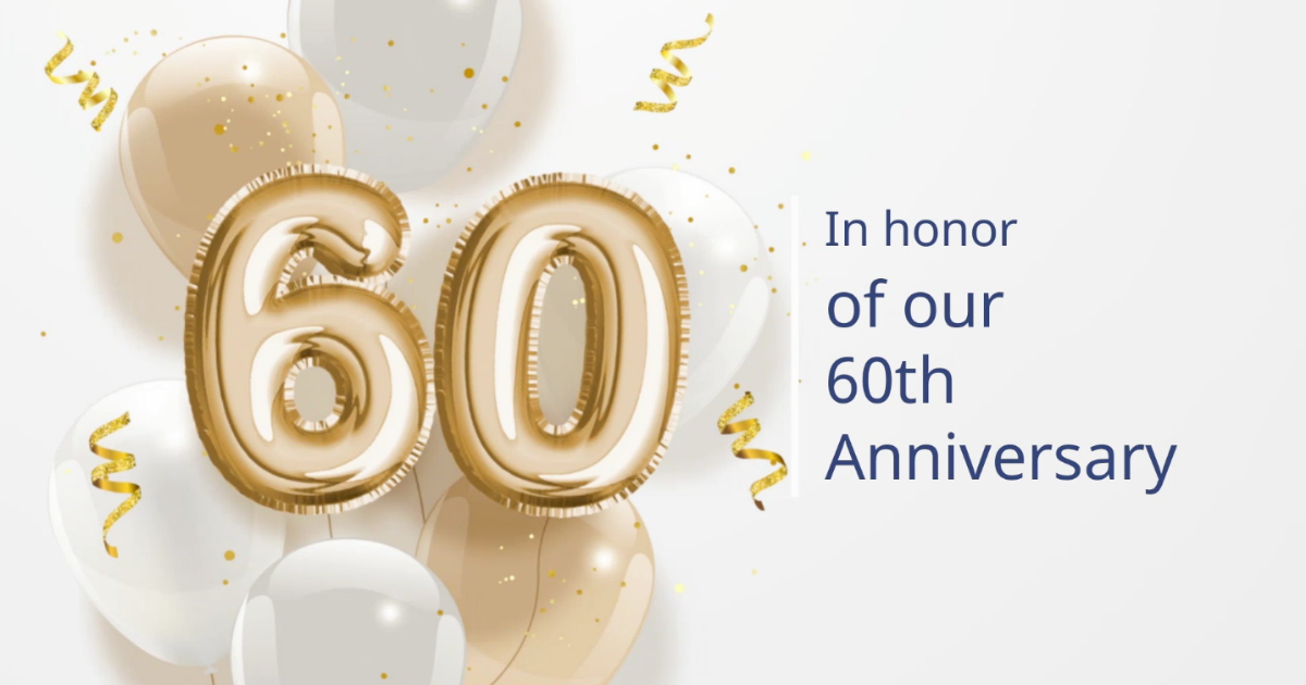 Special Promotions to Celebrate Sixty Years