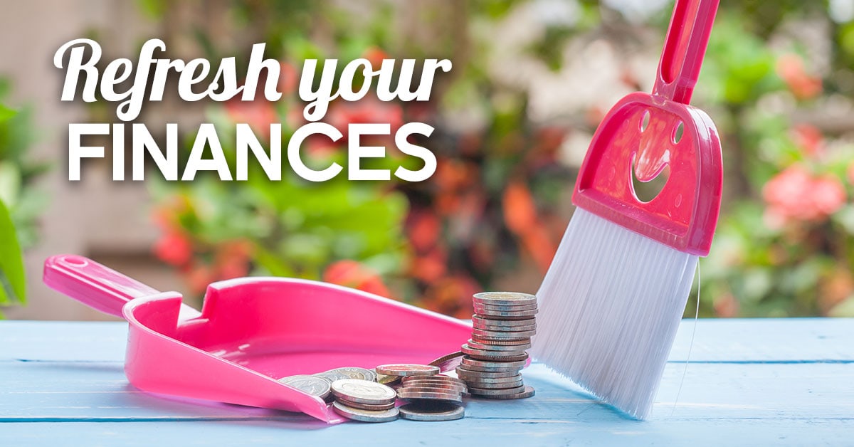 Helpful spring cleaning tips for your finances