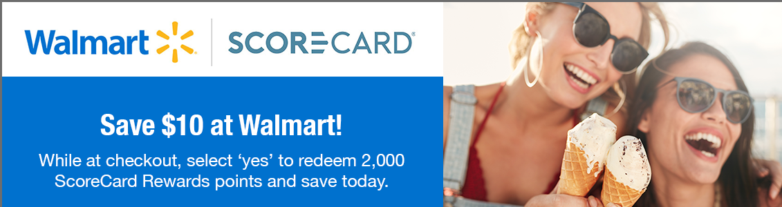 Redeem Visa Card Points to Save at Walmart