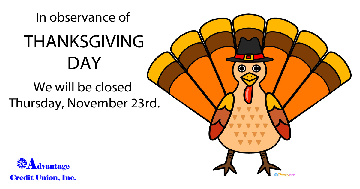Closed Thanksgiving Day 